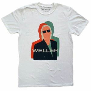 Paul Weller tričko Illustration Offset Biela XXL