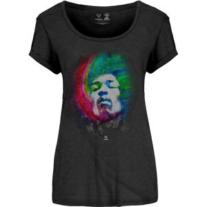 Jimi Hendrix tričko Galaxy Čierna S
