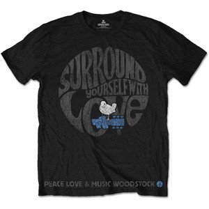 Woodstock tričko Surround Yourself Čierna XL