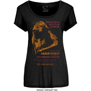 Janis Joplin tričko Madison Square Garden Čierna XL
