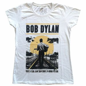 Bob Dylan tričko Slow Train Biela M
