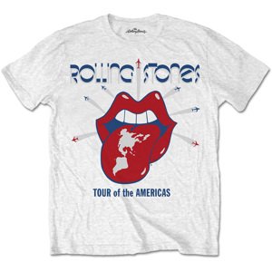 The Rolling Stones tričko Tour of the Americas Biela M