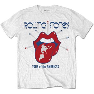 The Rolling Stones tričko Tour of the Americas Biela XXL