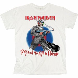 Iron Maiden tričko Chicago Mutants Biela XXL