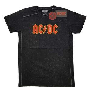 AC/DC tričko Logo Čierna L
