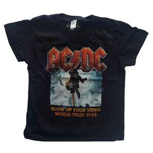 AC/DC tričko Blow Up Your Video Čierna 5-6 rokov