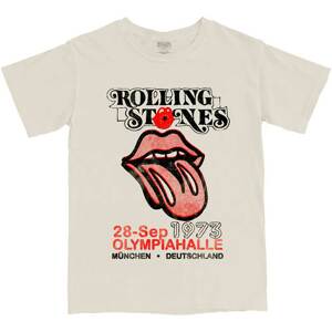 The Rolling Stones tričko Munich '73 Natural XXL