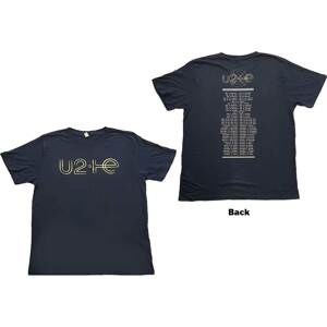 U2 tričko I+E 2015 Tour Dates Modrá XL