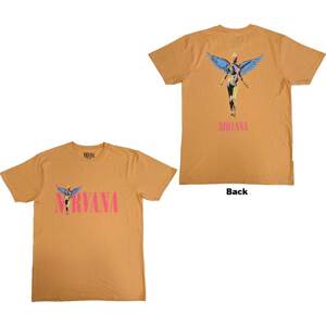 Nirvana tričko In Utero Angel Oranžová S