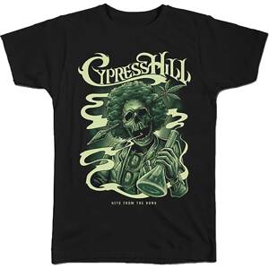 Cypress Hill tričko Skull Bong Čierna M