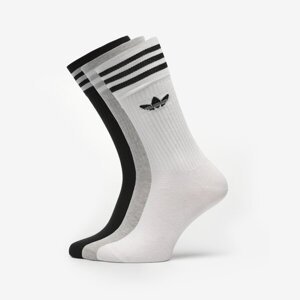 Adidas Ponožky 3-Pack Solid Socks High Crew Viacfarebná EUR 43-45