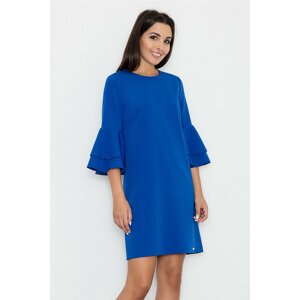 Modré šaty M564