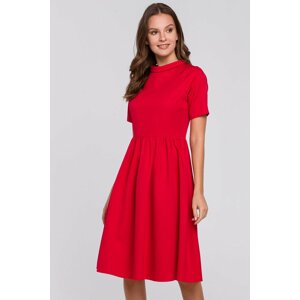 Červené šaty K028