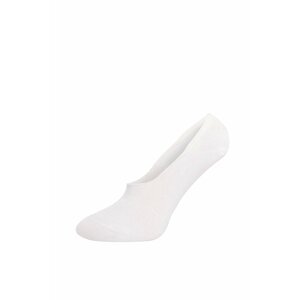 Biele bambusové balerínkové ponožky S32