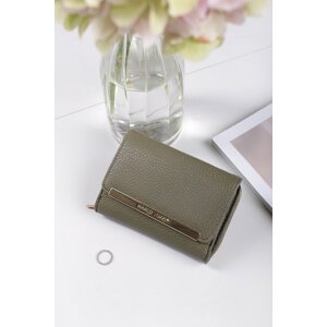 Tmavozelená dámska peňaženka 2-61101