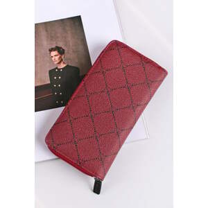 Tmavočervená peňaženka Anastasia