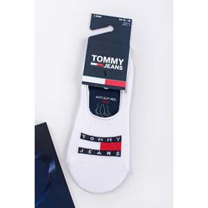 Biele balerínkové ponožky TJ Footie Mid-Cut Flag