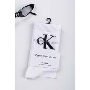 Biele ponožky CKJ Women Sock 1P Rib