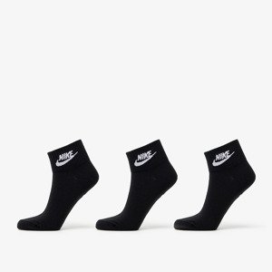 Nike Sportwear Everyday Essential Ankle Socks 3-Pack Black/ White