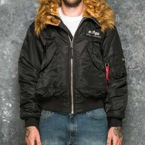 Alpha Industries 45P Hooded Custom Black/ Reflective