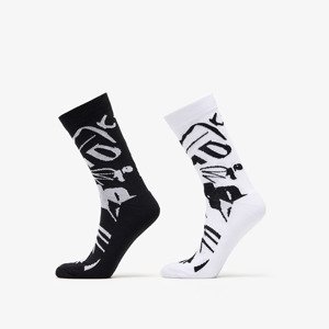 FTSHP 10th Anniversary Socks 2-Pack Black/ White