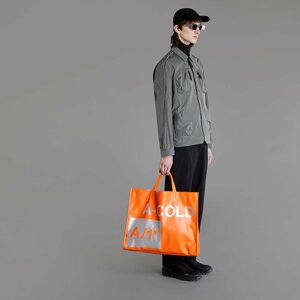 A-COLD-WALL* Branding Nylon Overshirt Mid Grey