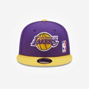 New Era Los Angeles Lakers Team Arch 9FIFTY Snapback Cap Purple/ Yellow/ Green