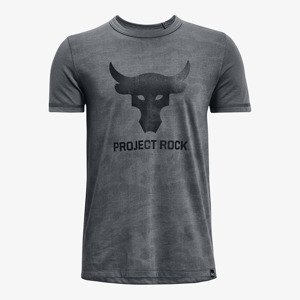 Under Armour Y Project Rock Show Your Grid Short Sleeve Pitch Grey/ Black