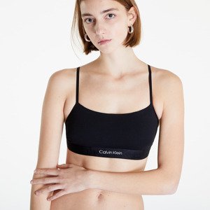 Calvin Klein Monolith Cotton Unlined Bralette Black