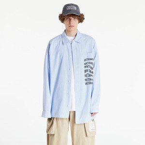 PREACH Striped Cotton Shirt Blue