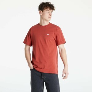 Vans Left Chest Logo Tee Red