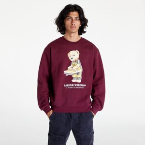 MARKET Random Workshop Bear Crewneck Burgundy