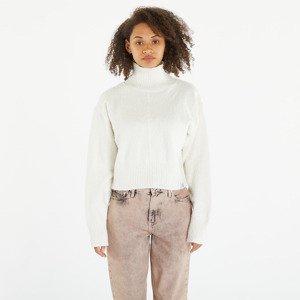 Calvin Klein Jeans Boucle High Neck Sweater Ivory