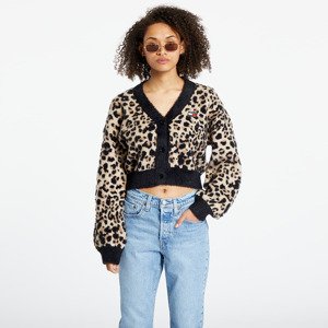 Tommy Jeans Leopard Cardigan Beige