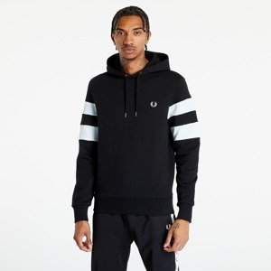 Fred Perry Tipped Sleeve Hooded Sweat Black