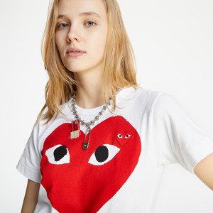 Comme des Garçons PLAY Tee White/ Red