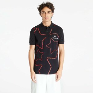 FRED PERRY x PLEASURES Star Shirt Black