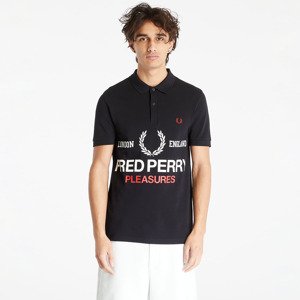 FRED PERRY x PLEASURES Logo Shirt Black