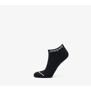 Jordan Everyday Max No Show Socks 3-Pack Black/ Black/ Black