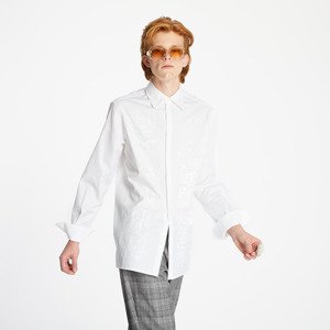 A-COLD-WALL* Erosion Print Long Sleeve Shirt White