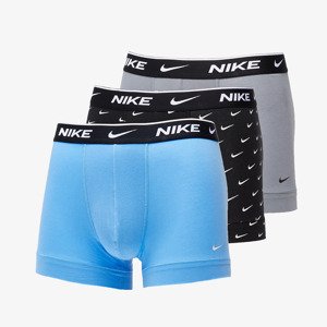 Nike Trunk 3 Pack Swoosh Print/ Grey/ University Blue