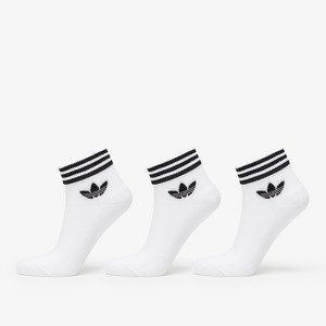 adidas Trefoil Ankle Socks 3-Pack White/ Black 39-42