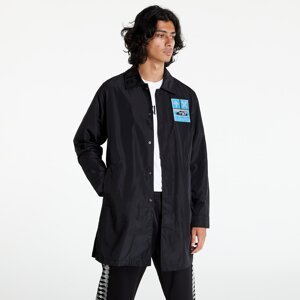 PLEASURES Warp Trench Coat Black