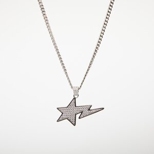 A BATHING APE Sta Necklace Silver