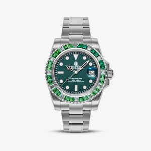 Hodinky A BATHING APE Type 1 Bapex Crystal Stone Watches Green Universal