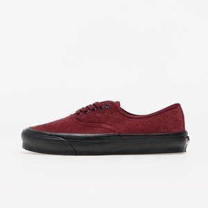 Vans Vault OG Authentic LX (Velvet Embroidery) Pomegranate Red/ Black