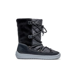 Detské zimné barefoot topánky Be Lenka Snowfox Kids - Black 25